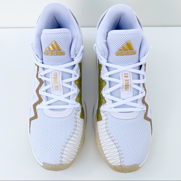 adidas | Shoes | Adidas Don Issue 2 Basketball Shoe White Gold | Poshmark